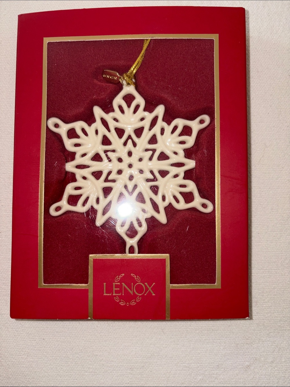 Lenox 2024 snow fantasies snowflake ornament new